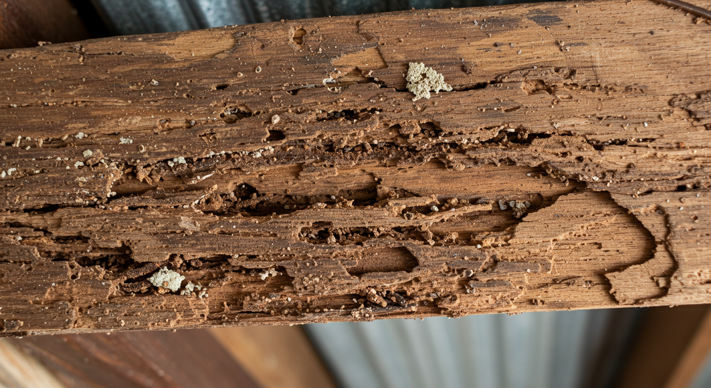 シロアリ被害のイメージ
